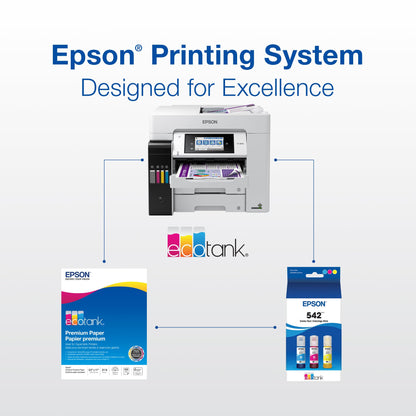 Epson 542 Genuine Pigment Black EcoTank Ink Refill Bottle T542120