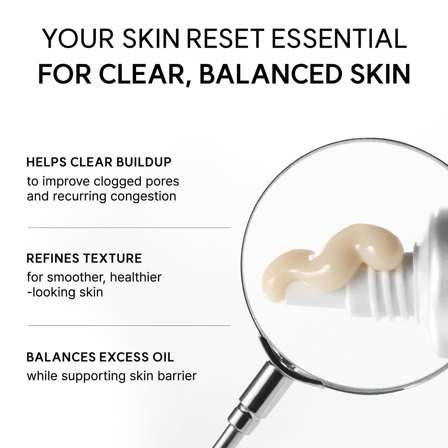 Arencia Eraser Serum Glycolic Acid Booster with AHA BHA, Exfoliating Face Serum for Acne-Prone Skin, Pore Care & Texture Refining, Lightweight Daily Skincare, 30 mL - Available at All In One Marketplace Canada