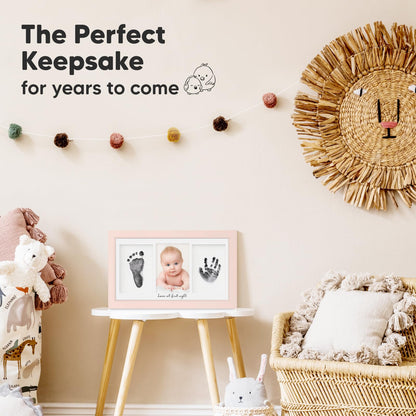 Inkless Hand and Footprint Kit, Boy Girl Newborn Keepsake (Petal Pink) 🍁 All In One Marketplace Canada