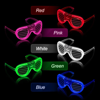 EODVICS 15 Pack LED Glasses, Neon Glow in the Dark Party Supplies Favors 🍁 All In One Marketplace Canada