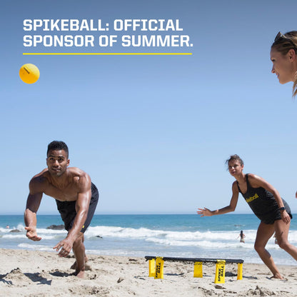 Spikeball Game Set (3 Ball Kit) - Outdoor Indoor Gift for Teens, Family - Yard, Lawn, Beach, Tailgate - Includes Playing Net, 3 Balls, Drawstring Bag, Rule Book