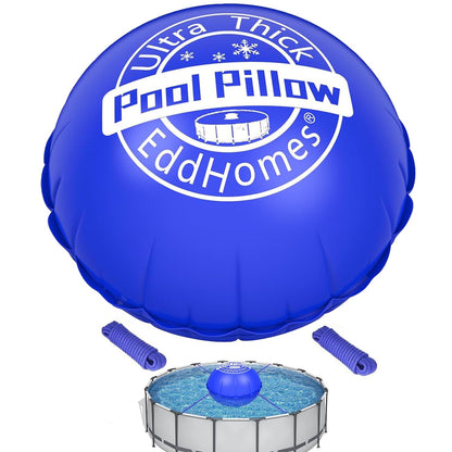 5x5ft Pool Pillow for Above Ground Pools, 0.5mm Extra Thick & Strong Cold-Resistant Pool Pillows Round for Closing Winter, Poo l Pill ow for Winterizing to Last All Season 🍁 All In One Marketplace Canada