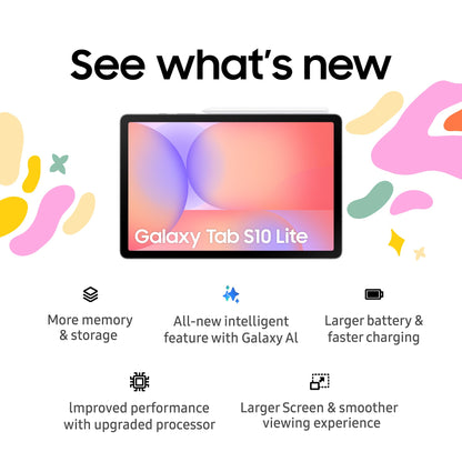 Samsung Galaxy Tab S10 Lite, 256 Go Argent (version canadienne)