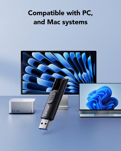 Lexar 32GB 3-Pack Flash Drive A30E USB 3.2 Gen 1, USB Drive up to 100MB/s, Storage Expansion and Backup for PC and Mac Systems