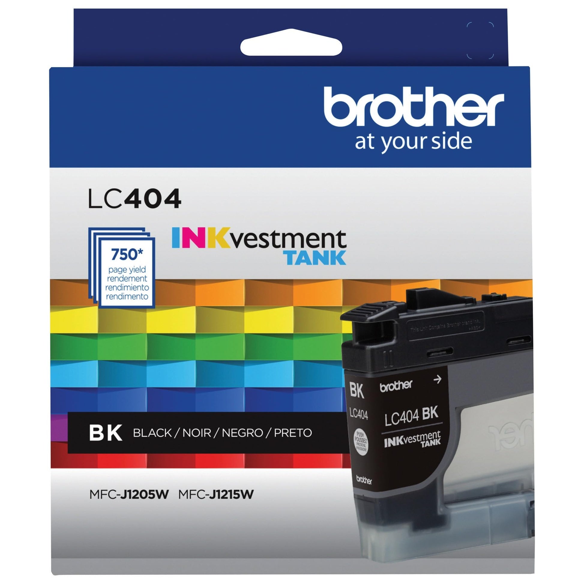 Brother Genuine LC404BKS Standard Yield Black Ink Cartridge, Original Ink Replacement Cartridge, Ink for Brother Inkjet Printer MFC-J1205W Brother