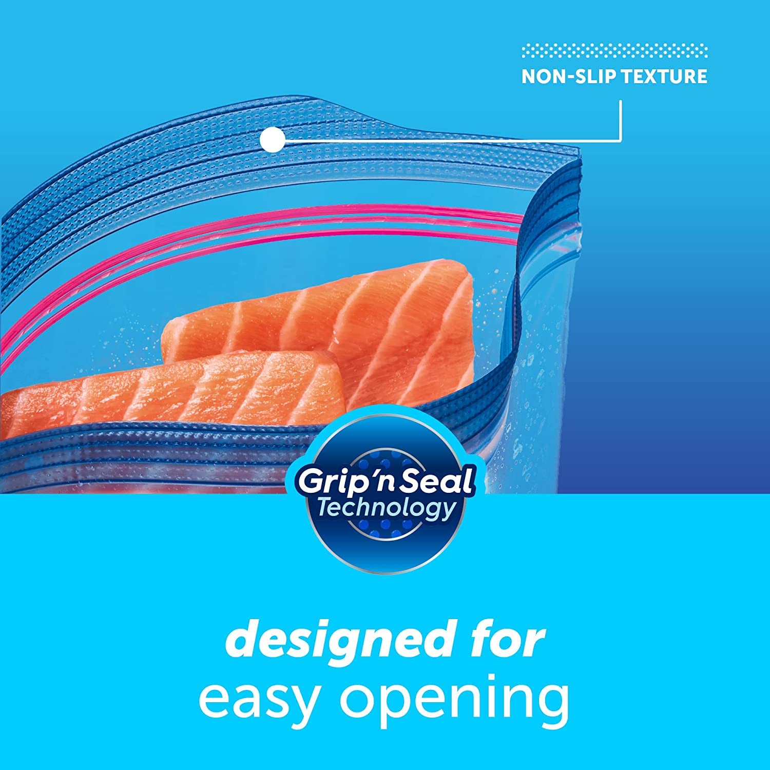 Ziploc Extra Large Food Storage Freezer Bags with Double Zipper Seal and Easy Open Tabs, 30 Count - Available at All In One Marketplace Canada