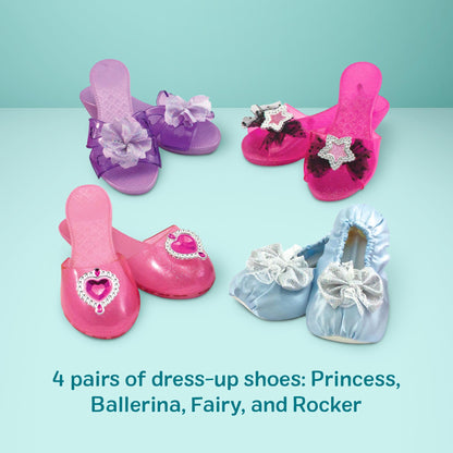 Melissa & Doug Step in Style 4-Pair Dress-Up Shoes Play Set Melissa & Doug