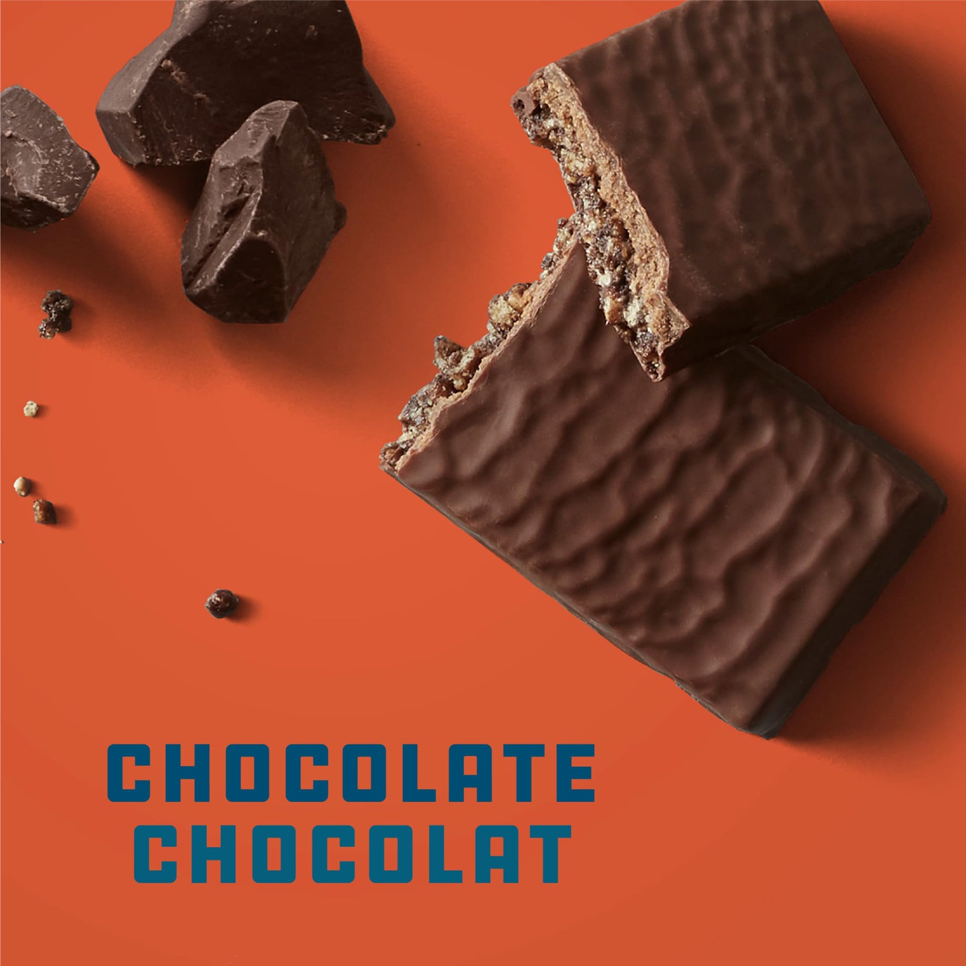 CLIF BUILDERS Protein Bars, Chocolate Flavour, 20g of Protein, Prepared in Canada, Gluten Free, No Artificial Sweeteners, 68 g (Pack of 12) - Available at All In One Marketplace Canada