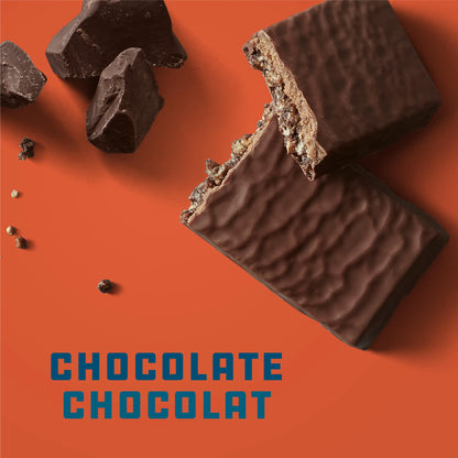 CLIF BUILDERS Protein Bars, Chocolate Flavour, 20g of Protein, Prepared in Canada, Gluten Free, No Artificial Sweeteners, 68 g (Pack of 12) - Available at All In One Marketplace Canada