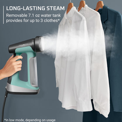 Rowenta Handheld Steamer for Clothes, Pure Force 2in1 Steamer & Iron, 1875W, Vertical/Horizonal Steaming & Ironing, Lightweight, Auto-off, XL power, 1875 Watts, DR8822 Rowenta
