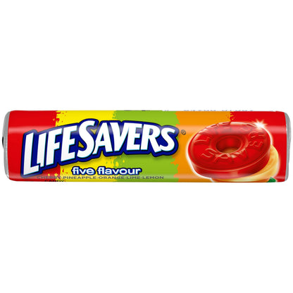 Life Savers Five Flavour Roll, 32gm, 20 Count, Red