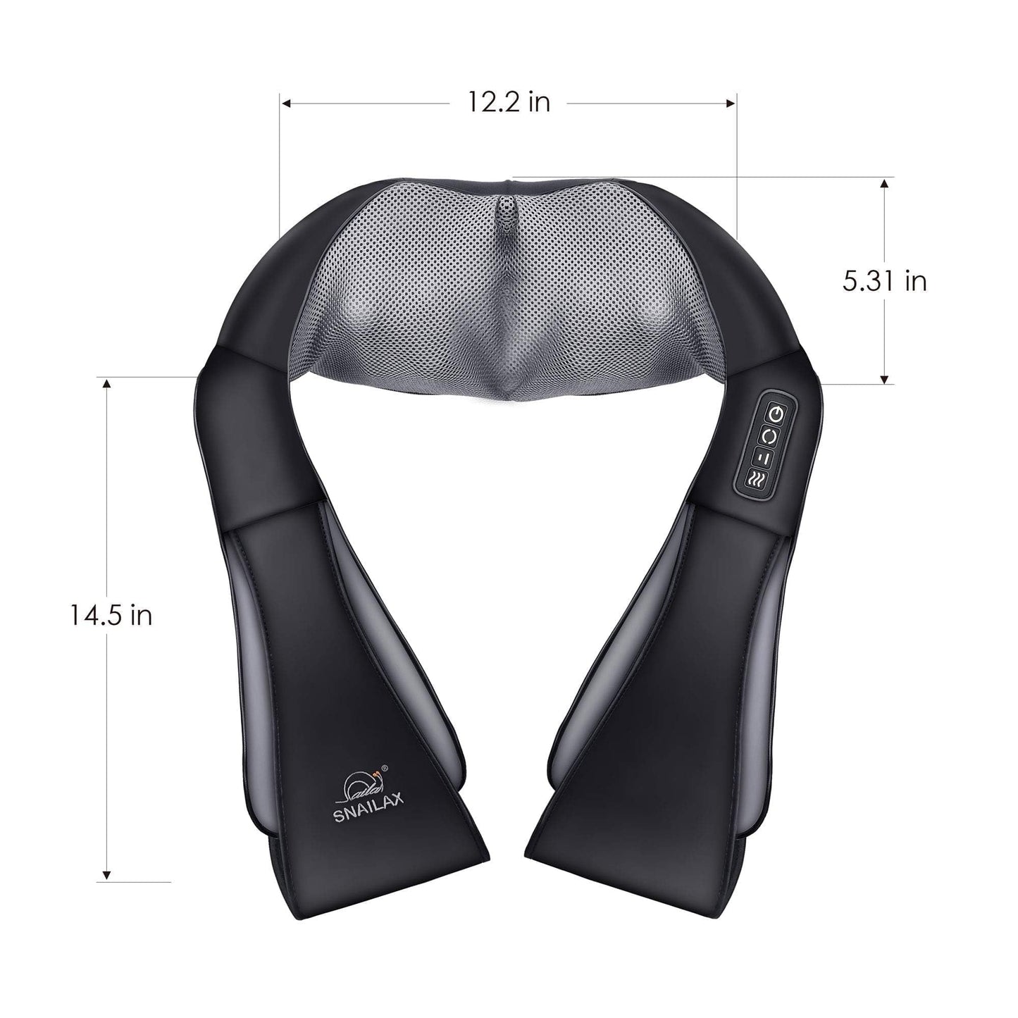 Snailax Cordless Shiatsu Neck Massager, Kneading Shoulder Massage with Heat 🍁 All In One Marketplace Canada Snailax