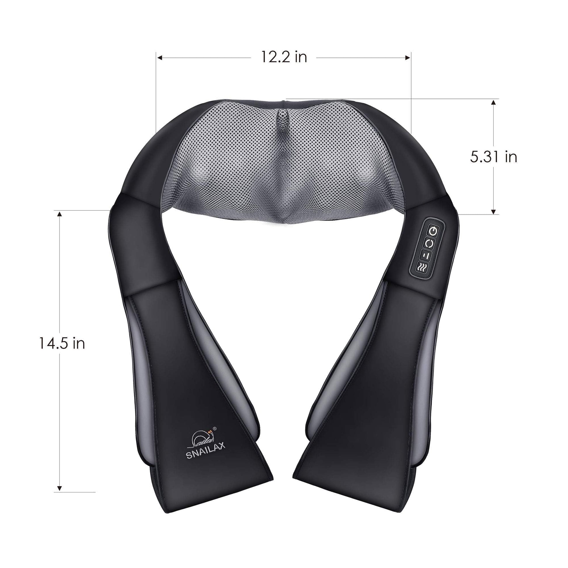 Snailax Cordless Shiatsu Neck Massager, Kneading Shoulder Massage with Heat 🍁 All In One Marketplace Canada Snailax