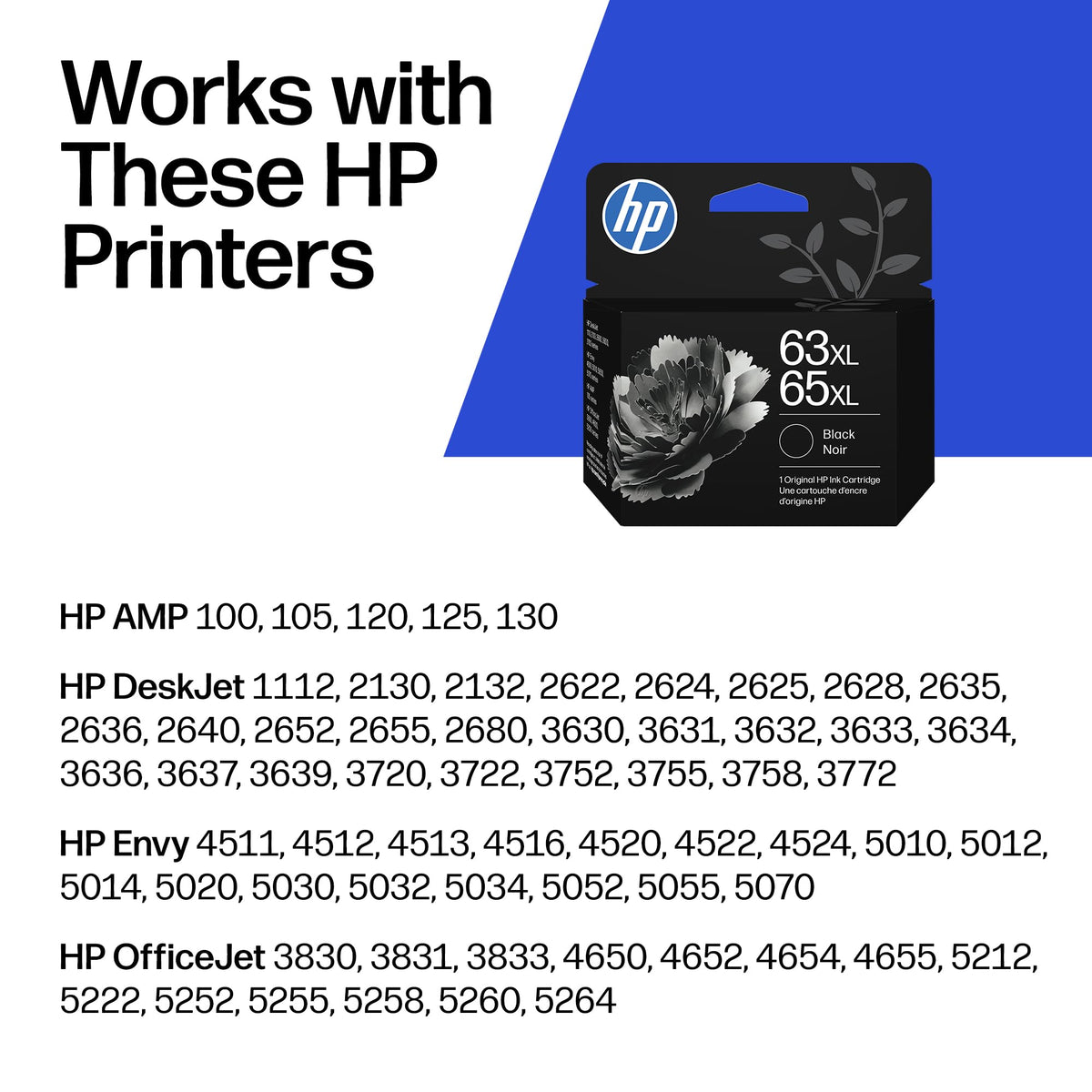 HP 63/65XL Original Ink Cartridge - Extra/Ultra High Yield - Black