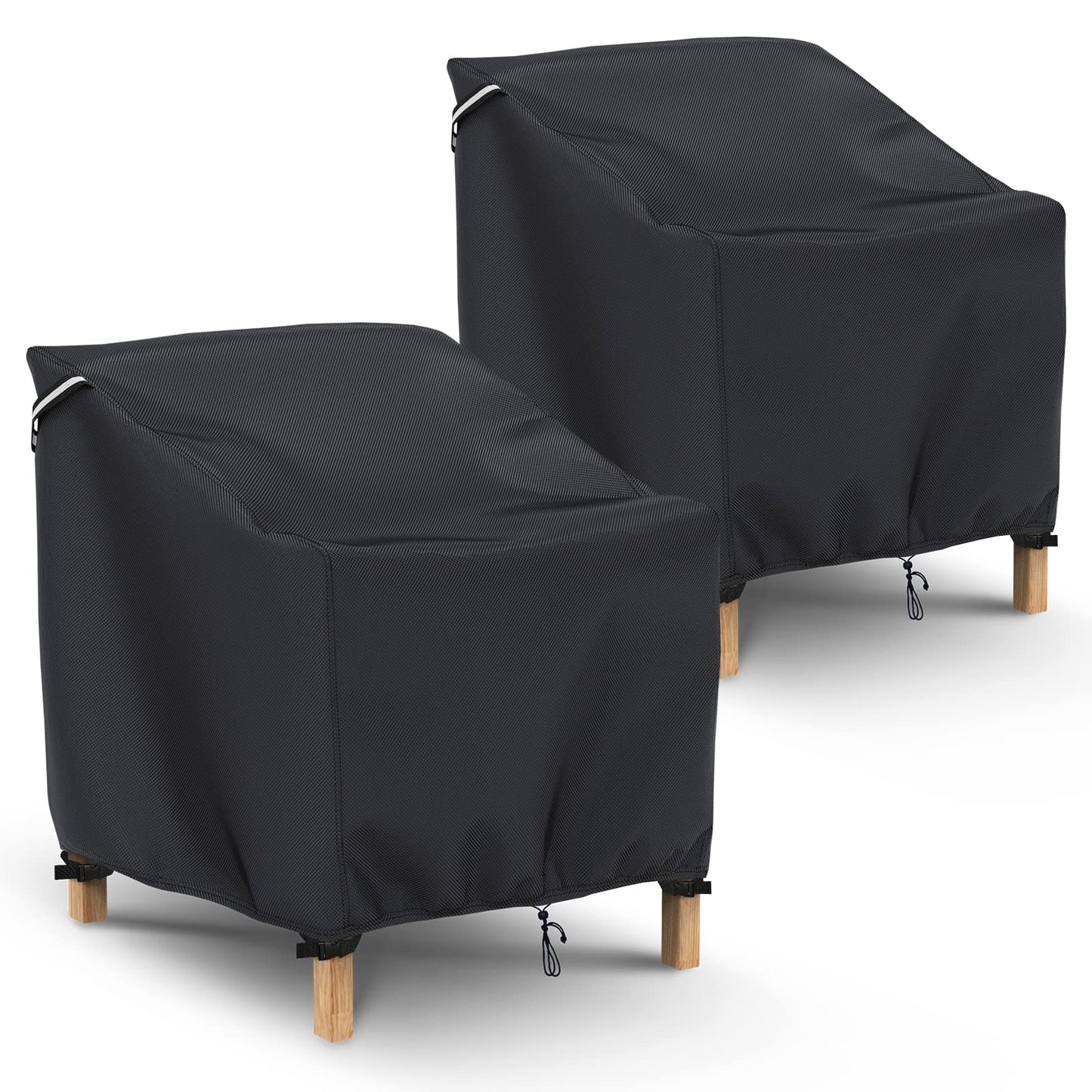 Gasadar Patio Chair Cover-2 Pack, Heavy Duty Waterproof UV Resistant Anti-Fading Chair Covers for Lawn Outdoor Furniture Chairs,35"W x 38"D x 31"H 🍁 All In One Marketplace Canada