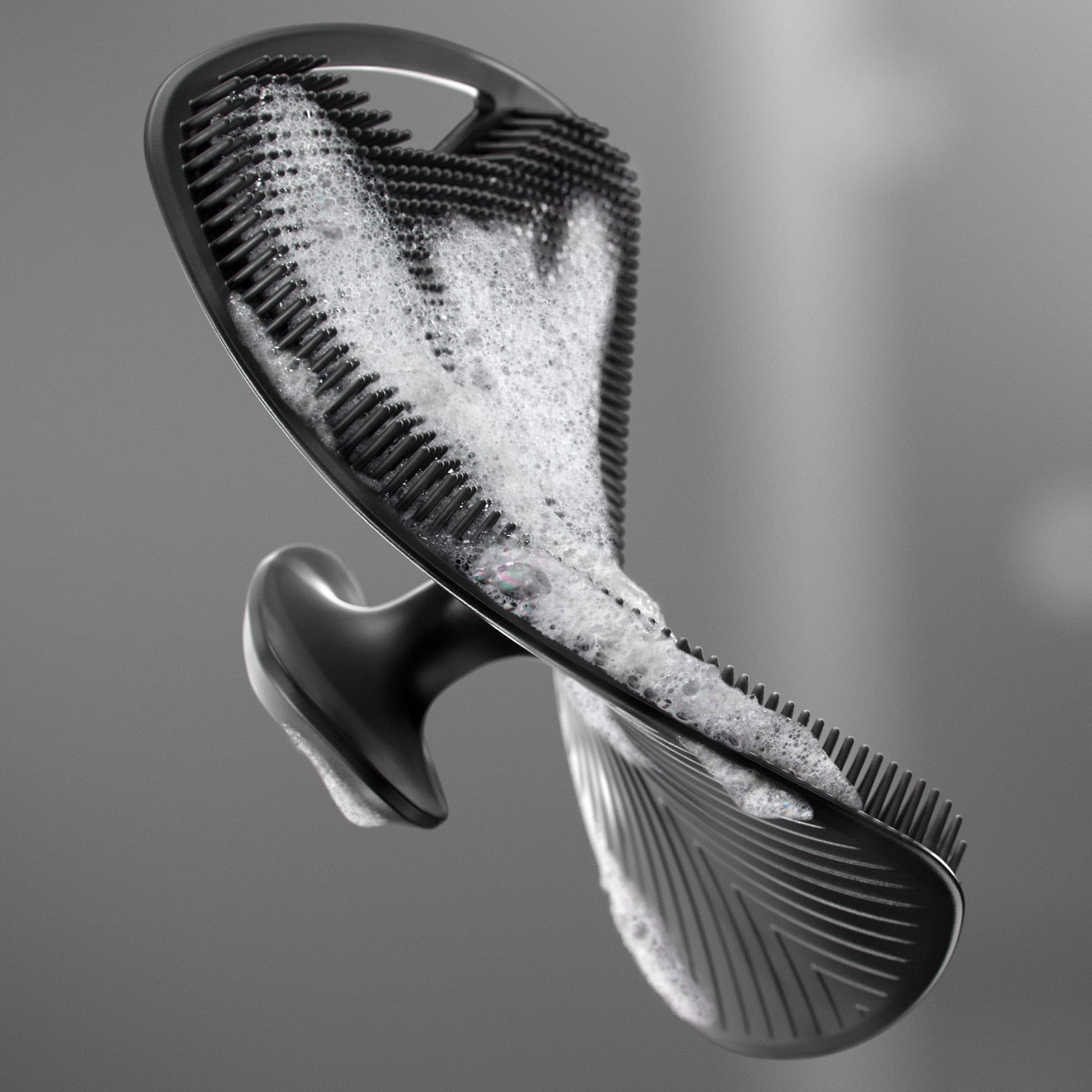MANSCAPED® The Body Buffer Premium Silicone Scrubber for Nourishing, Cleaning & Exfoliating Your Skin - Lather Boosting Bristles with Ergonomic No-Slip Handle, Long-Lasting & Easy to Clean (1-Pack) - Available at All In One Marketplace Canada