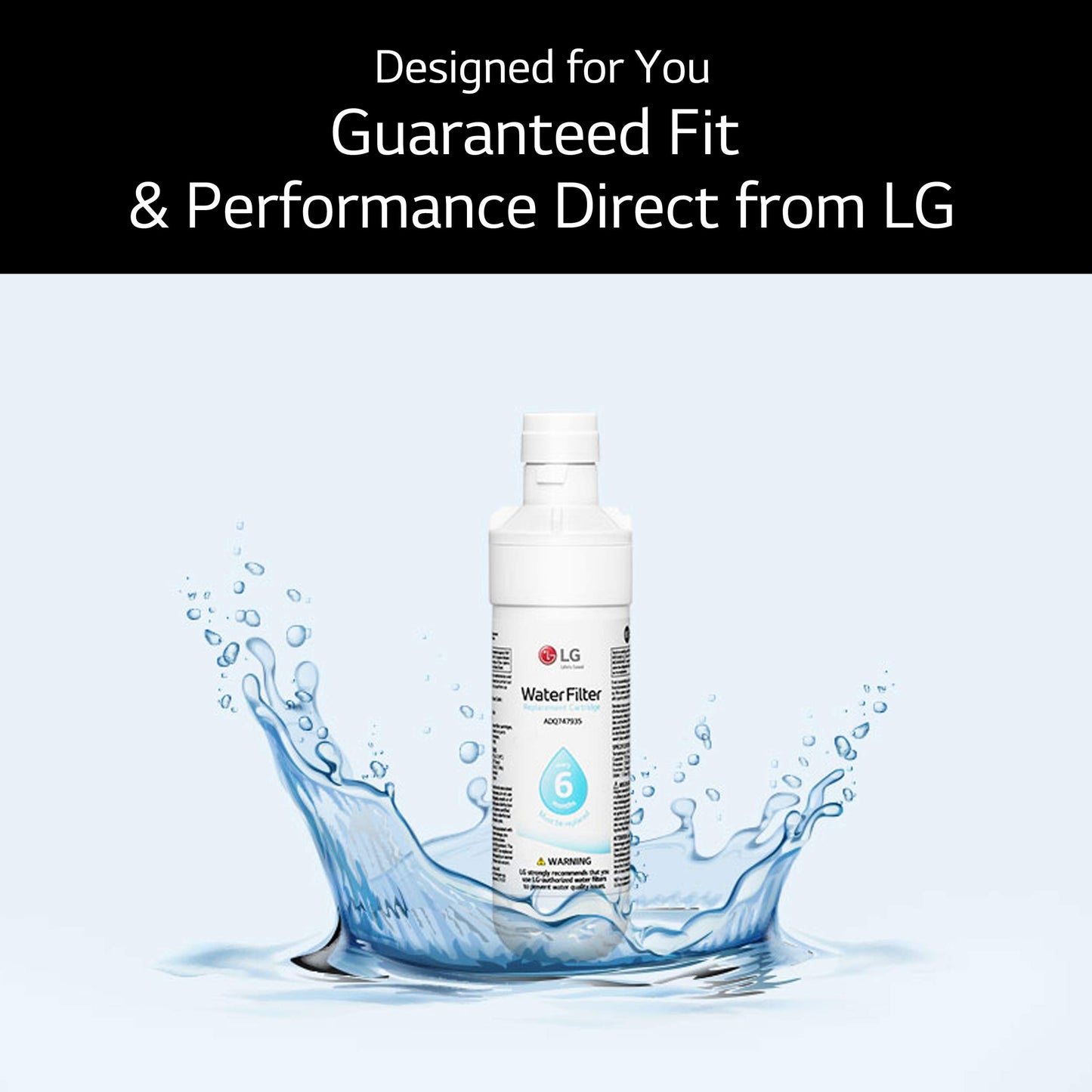 LG LT1000P3 Genuine Replacement Refrigerator Water Filter, 3-Pack (LT1000P/PC/PCS) by LG Canada - Available at All In One Marketplace Canada
