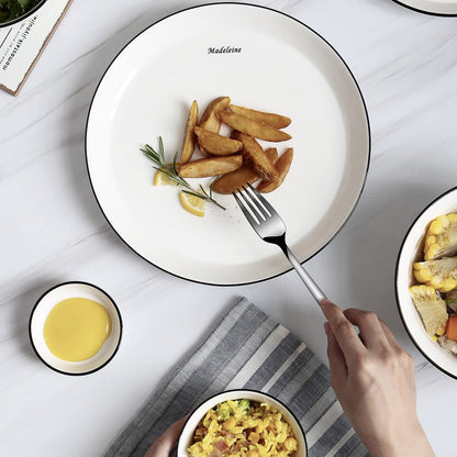 Set of 12, Stainless Steel Dinner Forks Silverware Set, Heavy-Duty Dinner Forks (8 Inch) Cutlery Set, Dishwasher Safe (Silver) - Available at All In One Marketplace Canada