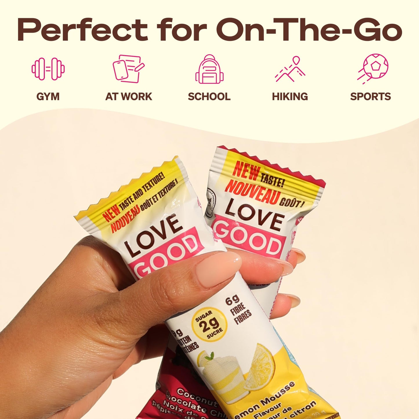 Love Good Protein Truffle Bars - Keto-Friendly Peanut Butter Chocolate Snack (12 Pack)