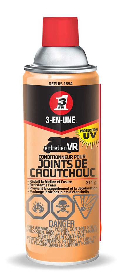 3-in-ONE RV Care Rubber Seal Conditioner 311g | Seal in Long-Lasting Protection from Weather and Sun by Using a Mess-Free Rubber Seal Conditioner with UV Shield | 01290 | Single Can 🍁 All In One Marketplace Canada