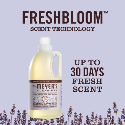 Mrs. Meyer's Clean Day Laundry Detergent, Lavender Scent, 1.8L (Packaging May Vary) - Available at All In One Marketplace Canada