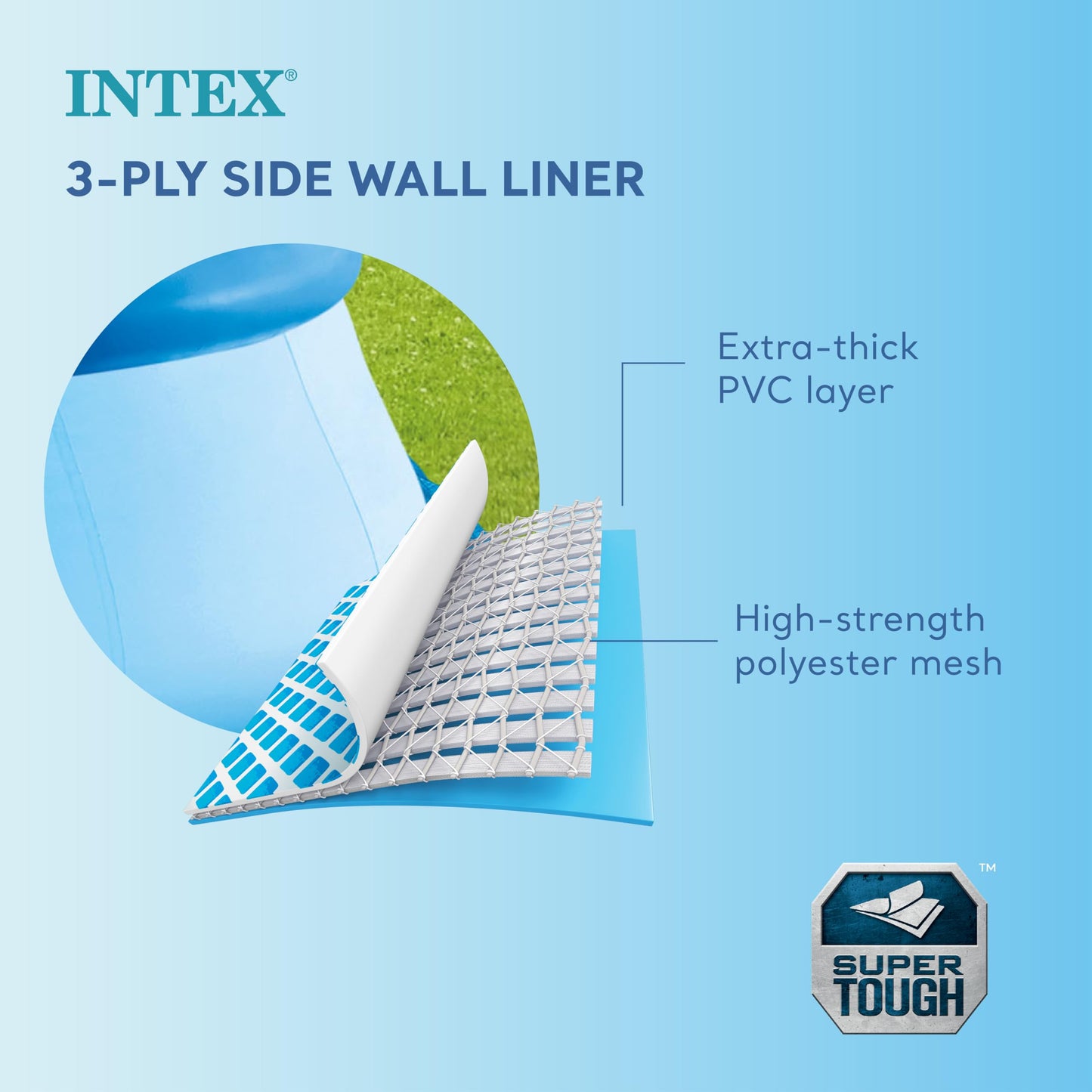 INTEX 28106EH Easy Set Inflatable Swimming Pool: 8ft x 24in – Puncture-Resistant Material – Quick Inflation – 513 Gallon Capacity – 18in Water Depth Intex
