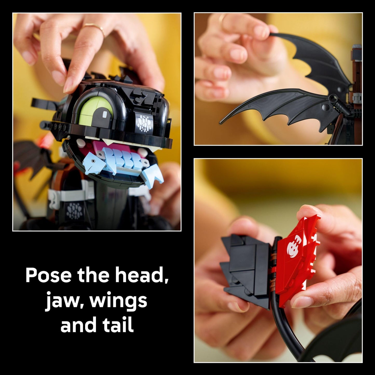 LEGO Icons How to Train Your Dragon: Toothless Building Set for Adults, Ages 18+ - Room Decor for Office, Bedroom, or Book Shelf - Collectible for Movie Fans - Gift Idea for Birthdays - 10375 LEGO
