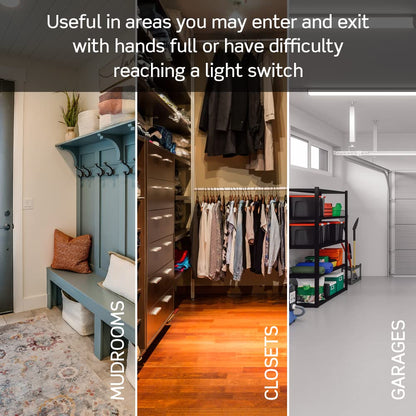 Leviton Decora Motion Sensor Light Switch, Motion Activated, Auto-On/Auto-Off, 2A, No Neutral Wire Required, Single Pole, DOS02-0LW, White