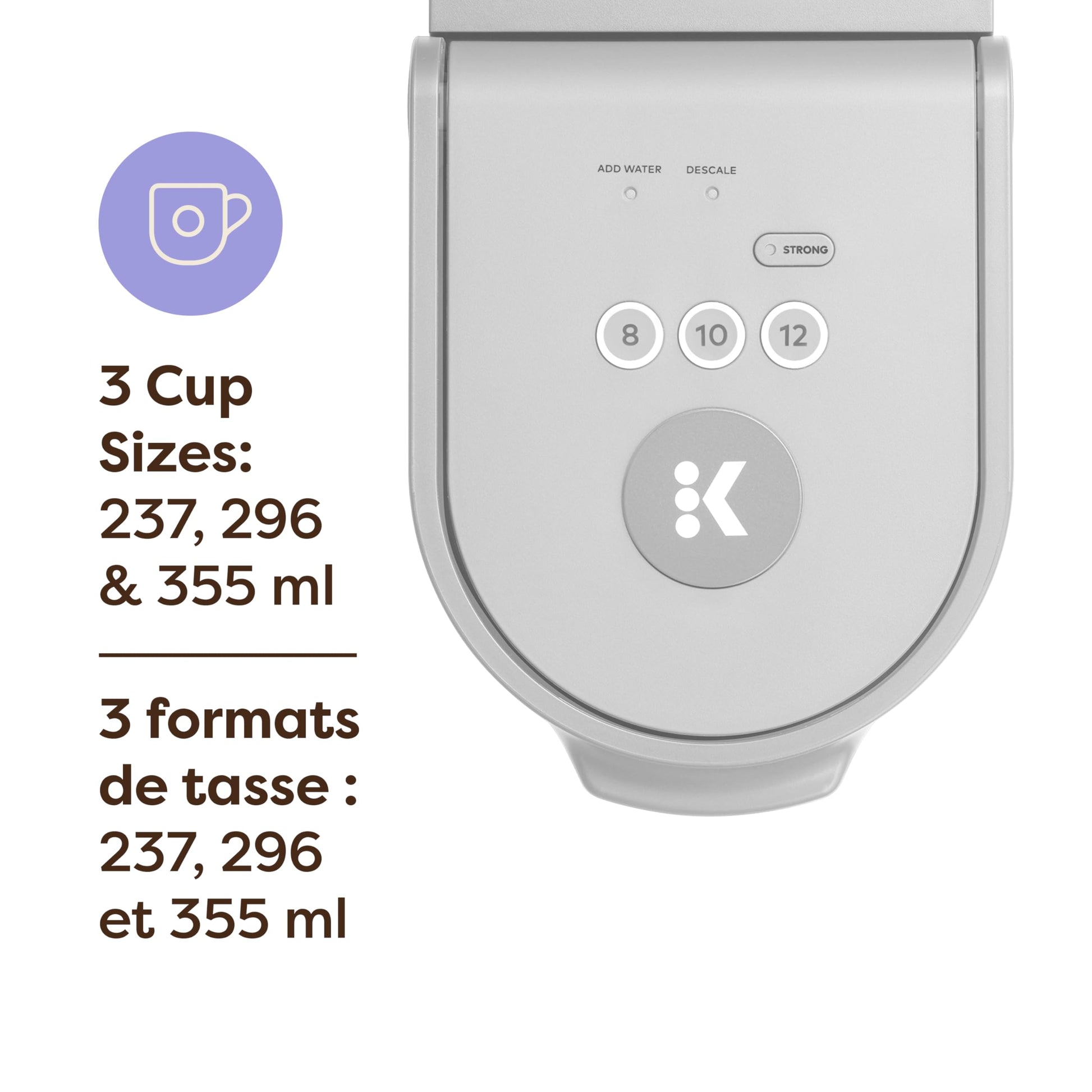 Keurig K-Mini Go Single Serve K-Cup Pod Coffee Maker, Warmstone - Available at All In One Marketplace Canada
