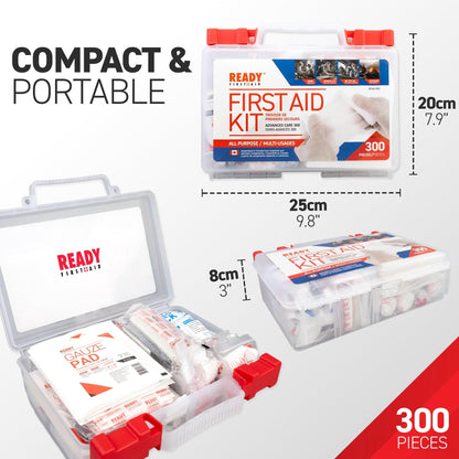 Ready First-Aid 300 Piece First-aid Kit - First Aid Kit for Car, Trousse De Premiers Soins, Home, Camping Essentials, Travel - Available at All In One Marketplace Canada