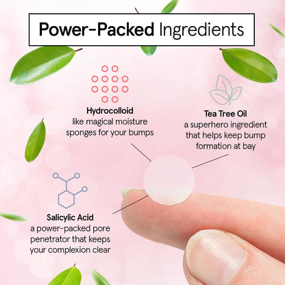 grace & stella Award Winning Invisible Spot Covers with Hydrocolloid (Round, 72 Count) - Spot Covers with Salicylic Acid and Tea Tree for Absorbing Impurities - Dermatologist Tested Skin Care, Cruelty Free, Vegan