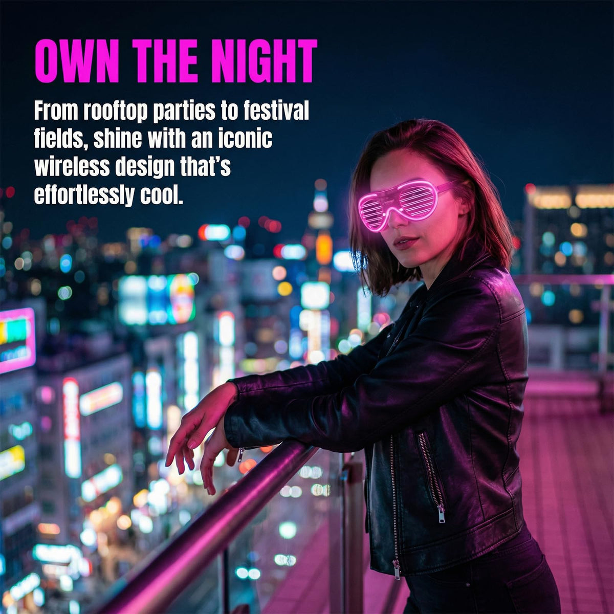10 Pack LED Glasses Neon Glow in The Dark Party Supplies 5 Colors, Party Glasses for Neon Glow, Birthday, Christmas 🍁 All In One Marketplace Canada