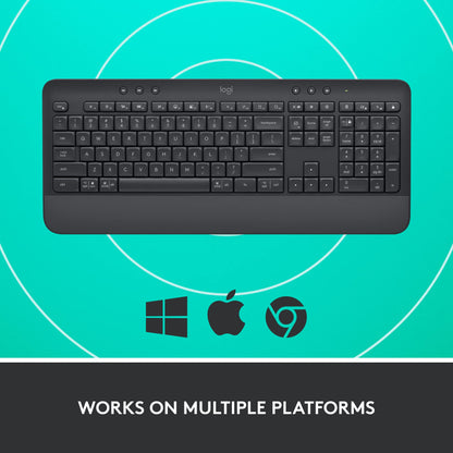 Logitech Signature K650 Comfort Full Size Wireless Keyboard - Graphite