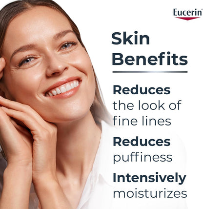 Eucerin Anti-Wrinkle Eye Cream, Smoothing, Anti-Age, Hyaluronic Acid, 15mL Eucerin