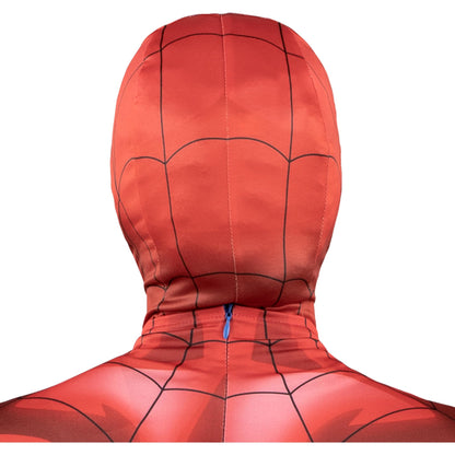 Accessoire de déguisement d'Halloween officiel MARVEL Spider-Man Zentai pour adulte - Masque de luxe en élasthanne extensible deux directions avec yeux moulés