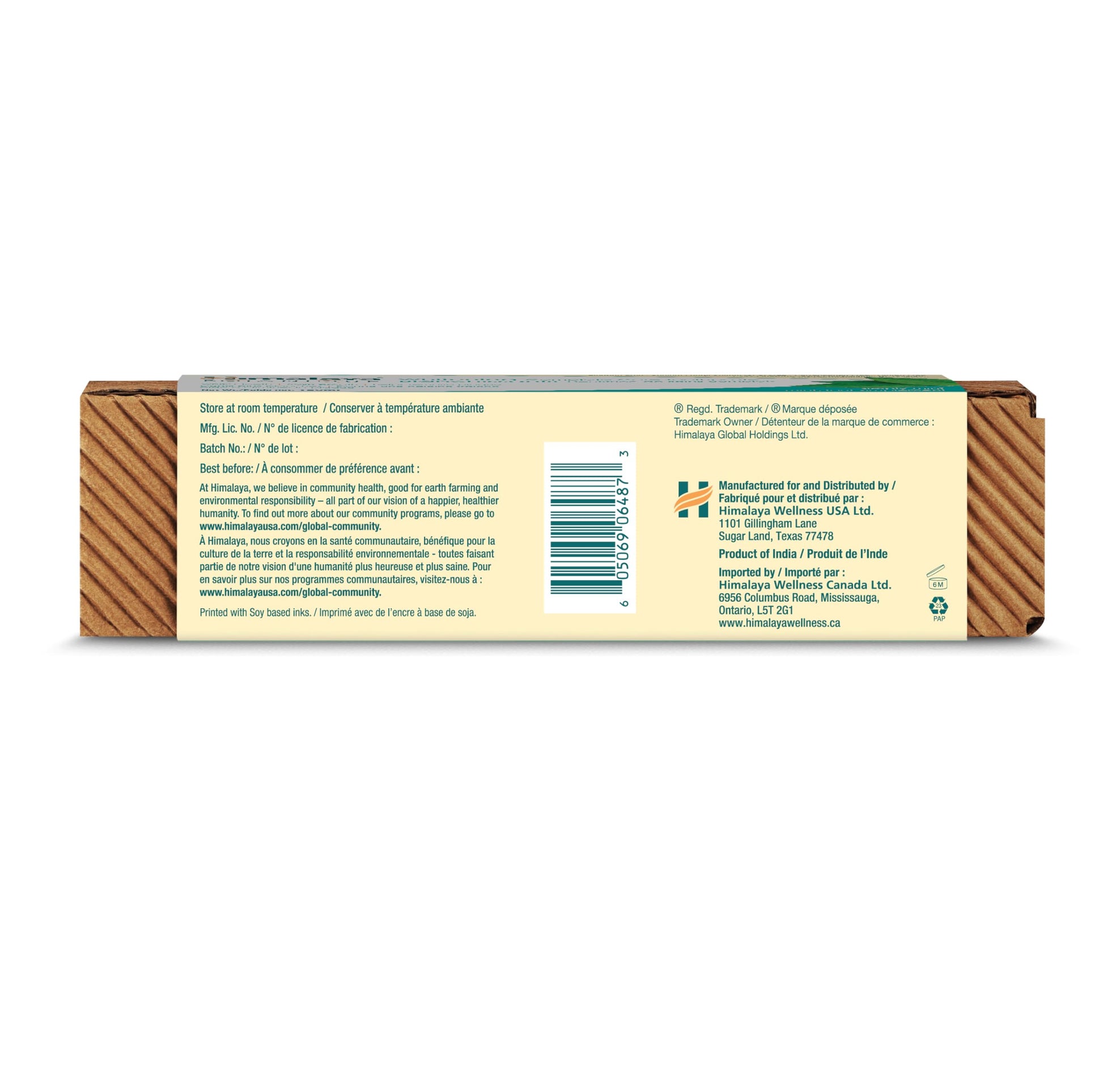 Himalaya Botanique Complete Care Whitening Toothpaste, Simply Mint, Natural, Fluoride-Free, SLS Free, Carrageenan Free & Gluten Free, Vegan, 150 g (5.29 oz), 4 Pack