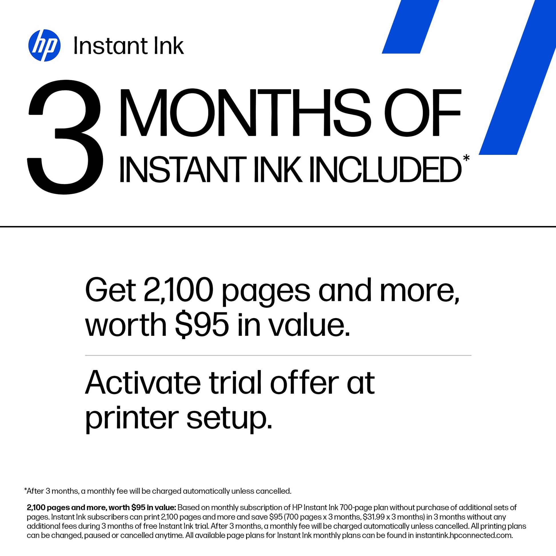 HP DeskJet 2855e Wireless All-in-One Printer, Scanner, Copier