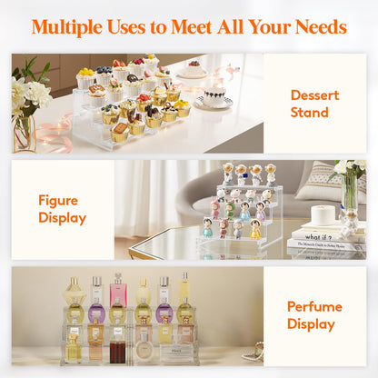 Lifewit 4 Tier Acrylic Perfume Organizer, Clear Fragrance Shelf,1 Pack 🍁 All In One Marketplace Canada