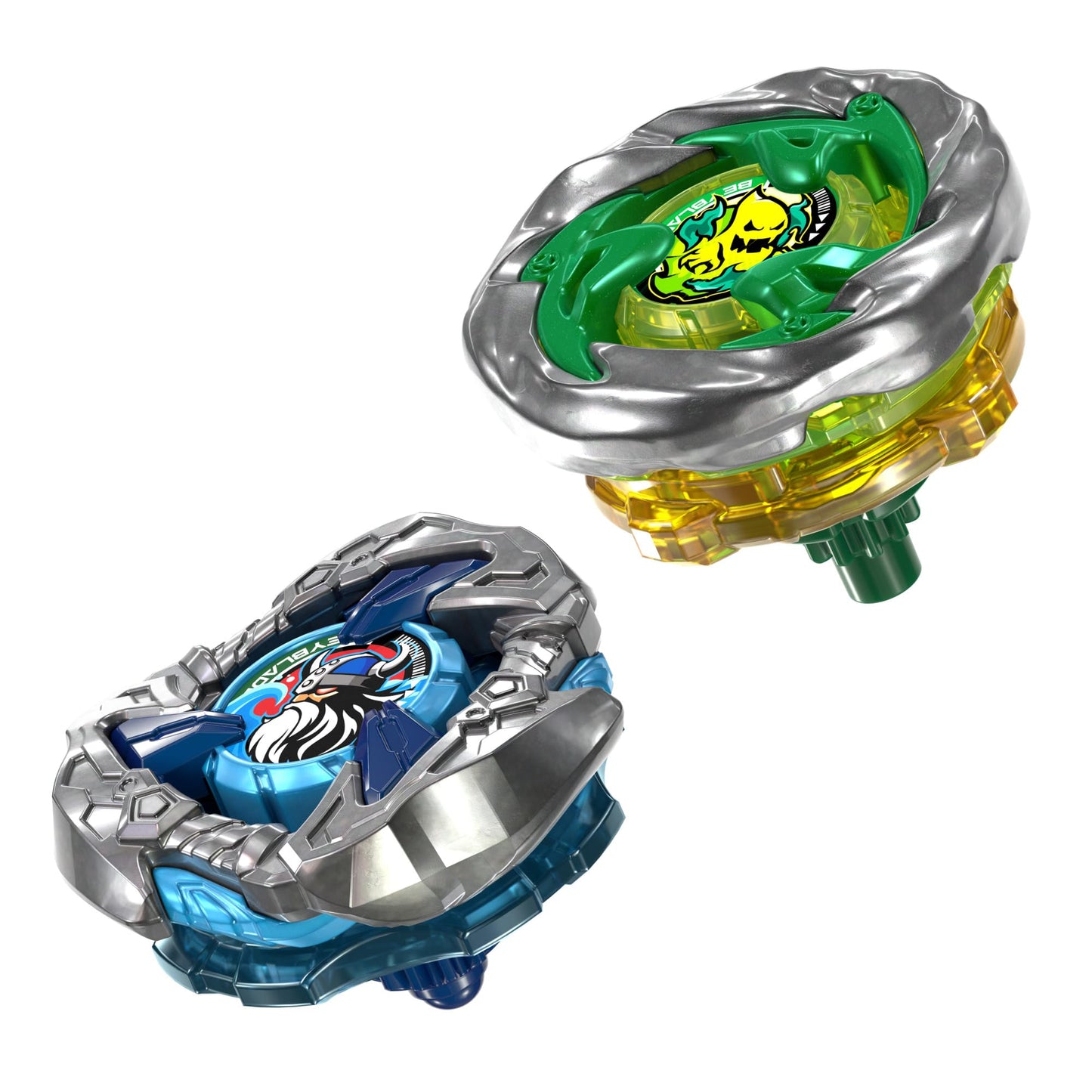 Beyblade X Circle Ghost 4-60LR UX & Hack Viking 4-55O UX Takara Tomy Dual Pack Set with 2 Right-Spinning Tops, Battling Tops Game Toys, Ages 8+ BEYBLADE