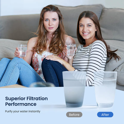 GLACIER FRESH Water Filter LT1000PC Compatible with LG LT1000P, LT1000P/PC/PCS, LT-1000PC, MDJ64844601, 9980 Water Filter, and LT120F, ADQ73214404 Air Filter Combo, 3 Pack - Available at All In One Marketplace Canada