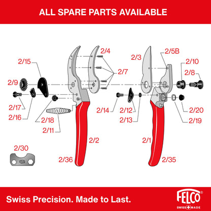 Pygar Inc Felco F-2 Classic Manual Hand Pruner FELCO