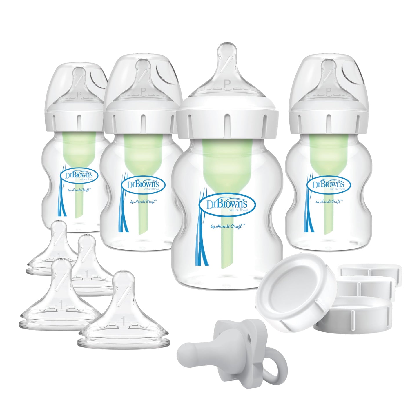 Dr. Brown’s Natural Flow Anti-Colic Options+ Wide-Neck Baby Bottles, Breast to Bottle Feeding Set 🍁 All In One Marketplace Canada