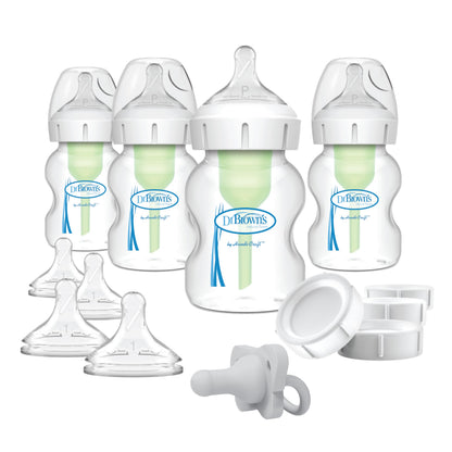 Dr. Brown’s Natural Flow Anti-Colic Options+ Wide-Neck Baby Bottles, Breast to Bottle Feeding Set 🍁 All In One Marketplace Canada