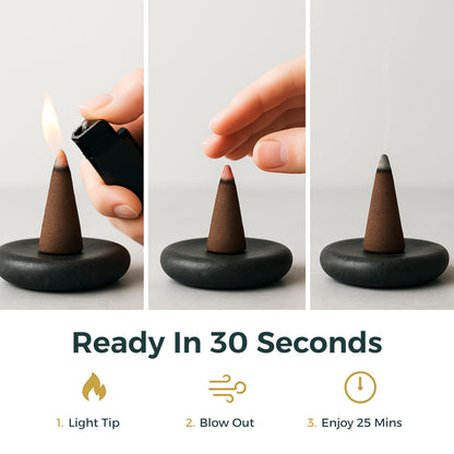 Incense Cones Fireside & Frost 90 Pack 6 Scents - Handmade Natural 🍁 All In One Marketplace Canada