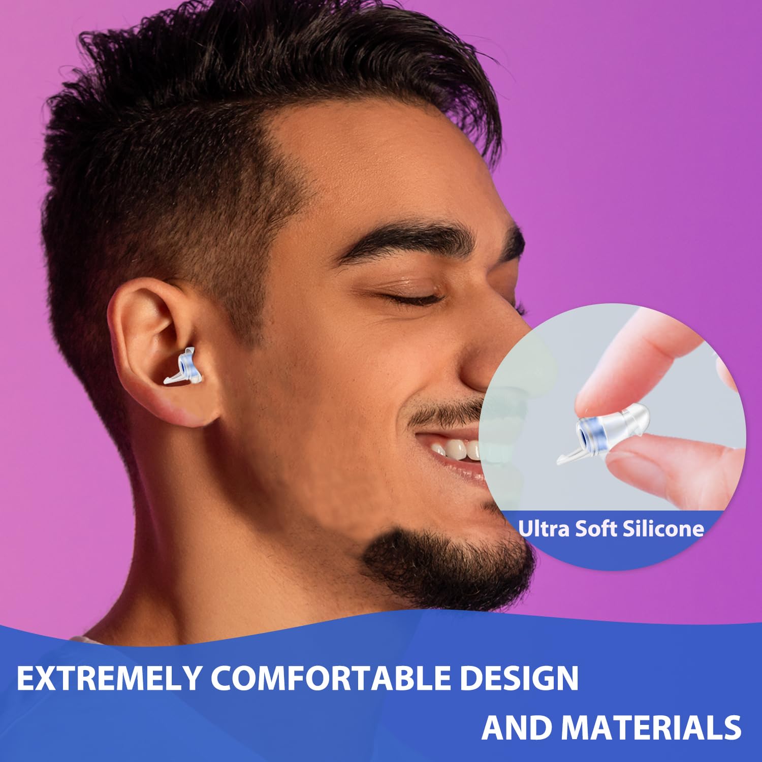 Laudexua High Fidelity Concert Ear Plugs, 2 Pairs Ear Protection Musician Earplugs for Concerts, Music Festival, Motorcycle, and Other Noise Reduction Events - Available at All In One Marketplace Canada