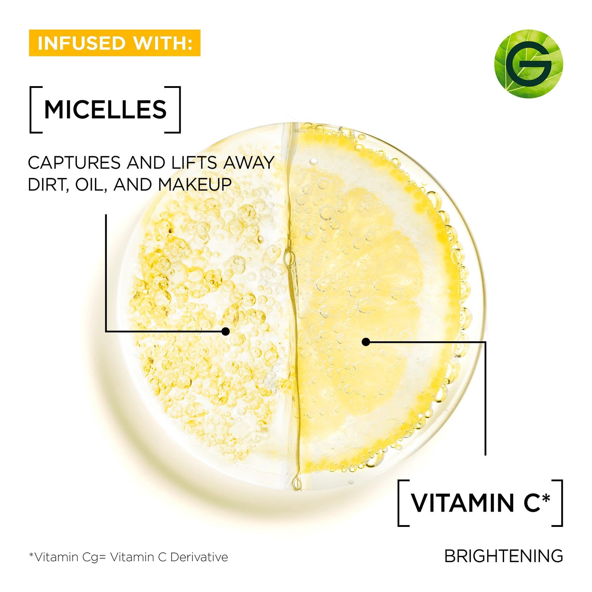 Garnier Micellar Cleansing Water, All-in-One Makeup Remover & Face Cleanser With Vitamin C, Hypoallergenic, All Skin Types Even Sensitive Skin, 400 ml