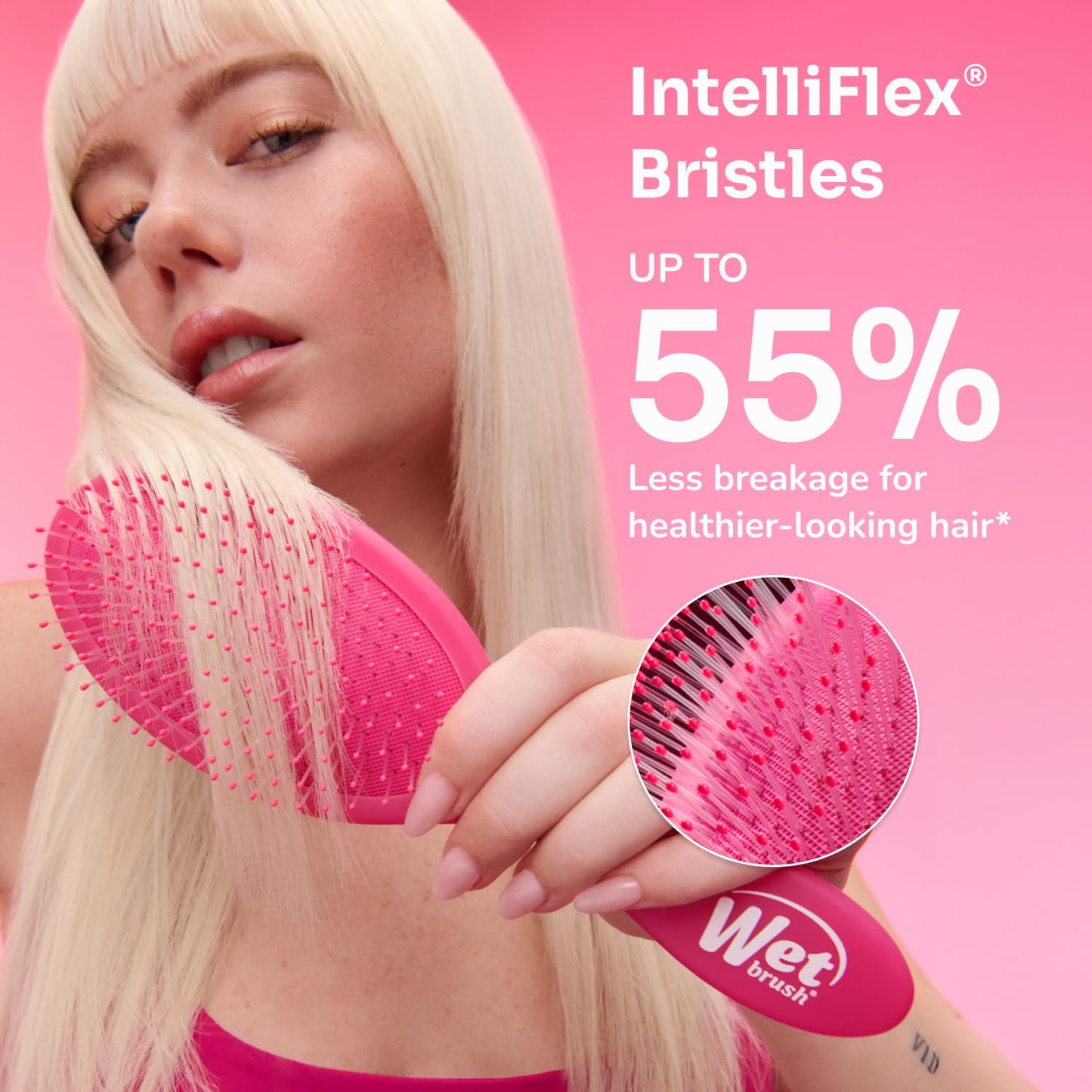 Wet Brush Original Detangler Hair Brush, Amazon Exclusive Aqua - Ultra-Soft IntelliFlex Bristles - Detangling Hairbrush Glides Through Tangles For All Hair Types (Wet Dry & Damaged Hair) - Women & Men Wet Brush