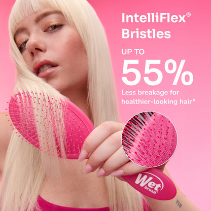 Wet Brush Original Detangler Hair Brush, Amazon Exclusive Aqua - Ultra-Soft IntelliFlex Bristles - Detangling Hairbrush Glides Through Tangles For All Hair Types (Wet Dry & Damaged Hair) - Women & Men Wet Brush