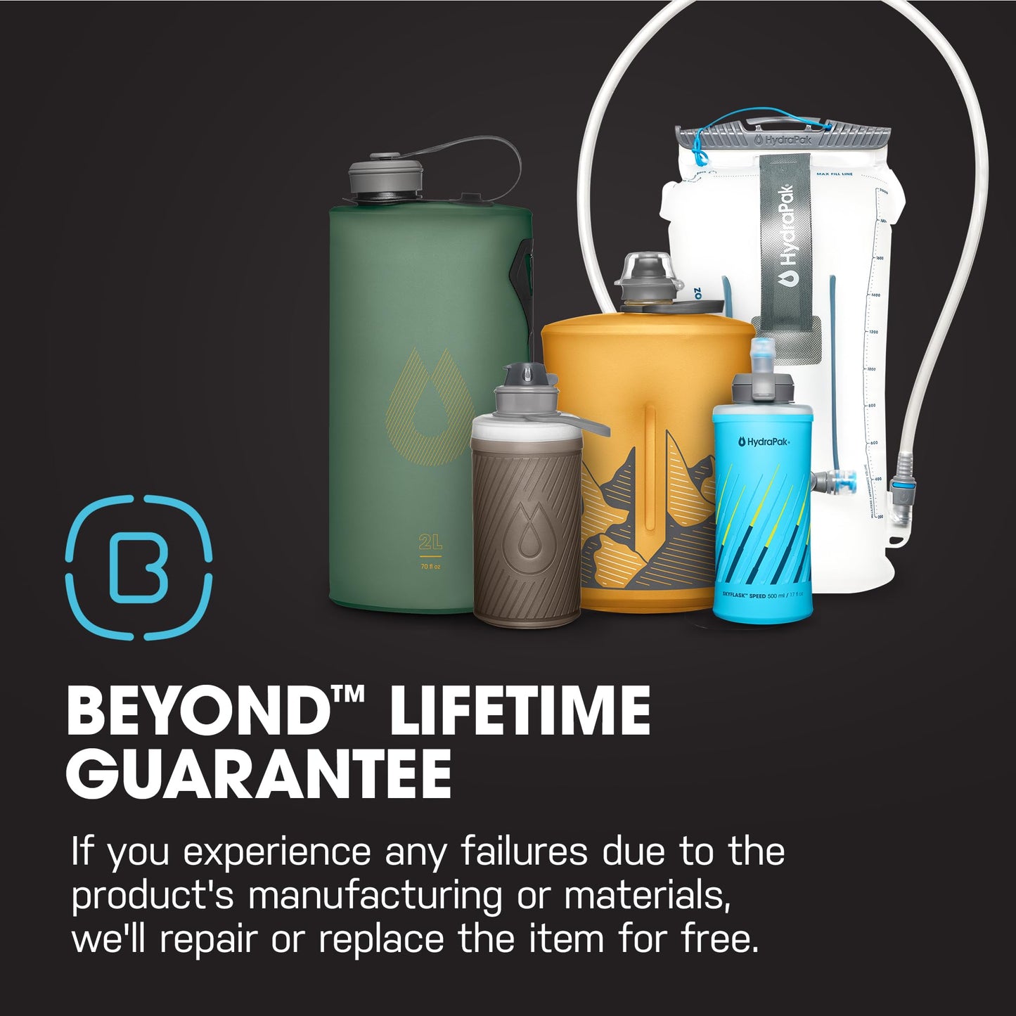 HydraPak SoftFlask Collapsible Nutrition Flask 2-Pack (150ml, Malibu) 🍁 All In One Marketplace Canada
