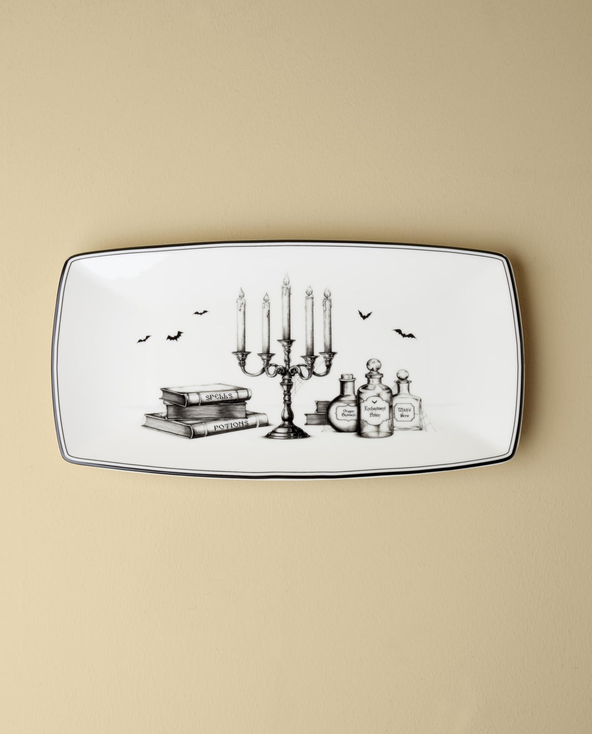 Plateau à hors-d’œuvre vintage Halloween Lenox 899239